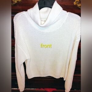 Nasty Gal Woman Large White Sweater